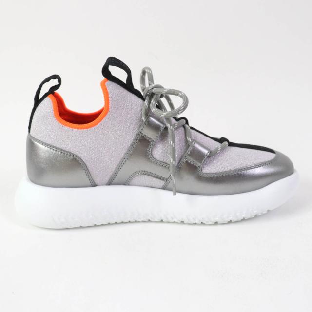 極美品☆HERMES エルメス DUEL デュエル ロゴ入り ローカット 