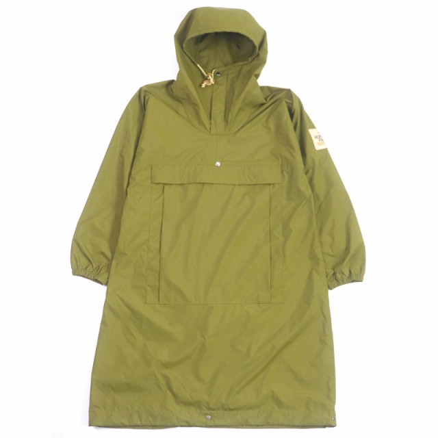 未使用品□GUCCI グッチ THE NORTH FACE 21SS 648874 ロゴパッチ フーデッド アノラックパーカー レインコート カーキ XS 正規品 メンズ