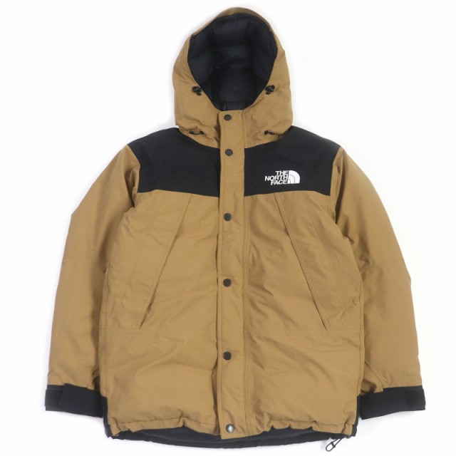 美品□THE NORTH FACE ザ・ノースフェイス ND91930 Mountain Down Jacket ゴアテックス WZIP ダウンジャケット ニュートープ M 正規品