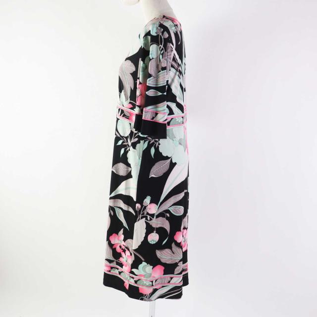 ☆美品☆ LEONARD FASHION レオナールファッション 花柄シルク