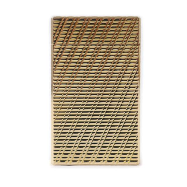 外装美品★Dupont デュポン ライン1 ロング ローラー式 ガス ライター ゴールド フランス製 メンズ 着火不可_1