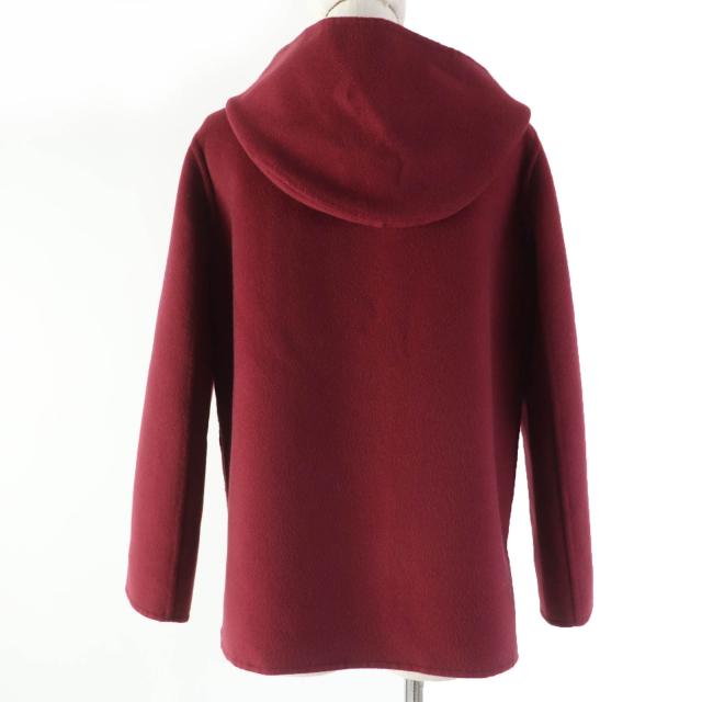 上品ハーフコート ウール100% リバーコート ダブルフェイスコート 一枚