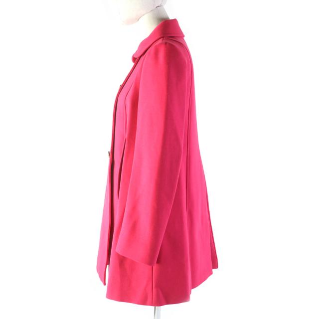 未使用品☆レッドヴァレンティノ 丸襟 ダブルブレスト Aライン コート  