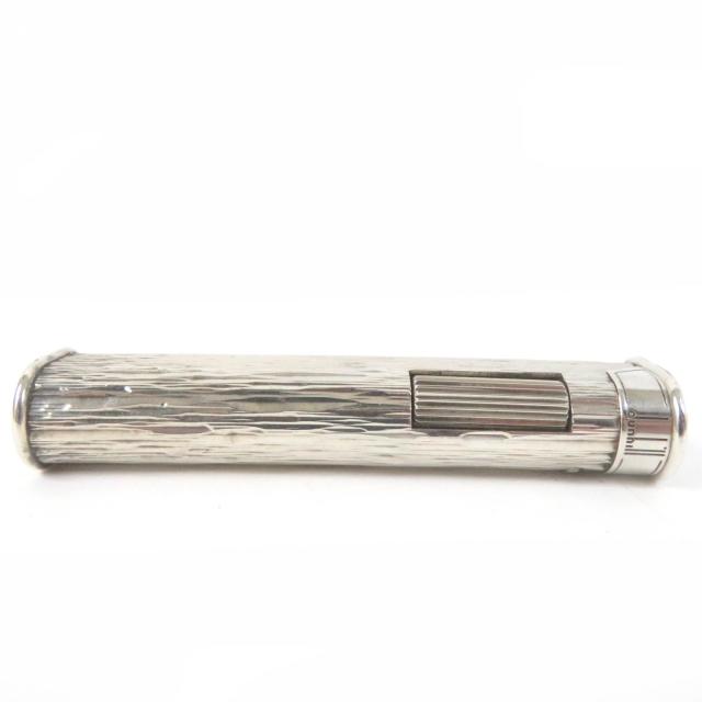 dunhill　ダンヒル　スリムライター　シルバー 外装美品☆Dunhill ダンヒル スリム 総柄 ローラー式 ガスライター