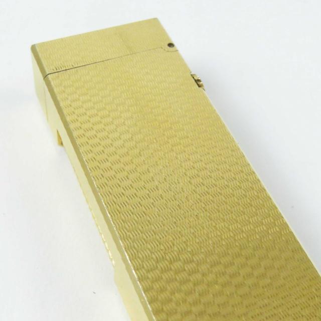 外装良品◎Dunhill ダンヒル 総柄 喫煙具 ローラー式 ガスライター ゴールド スイス製 メンズ 着火不可_5