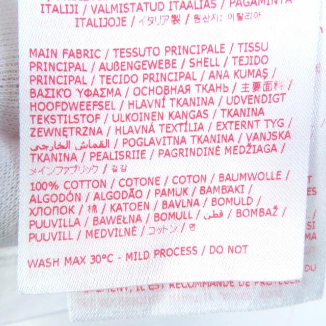 美品△マルニ フラミニアヴェロ 23SS コットン100% ロゴプリント クルーネック クロップド 半袖Ｔシャツ 白 マルチカラー 38 伊製 正規品_6
