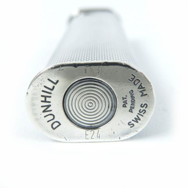 外装良品☆Dunhill ダンヒル スリム 総柄 ローラー式 ガス ライター シルバー スイス製 メンズ 着火不可_6