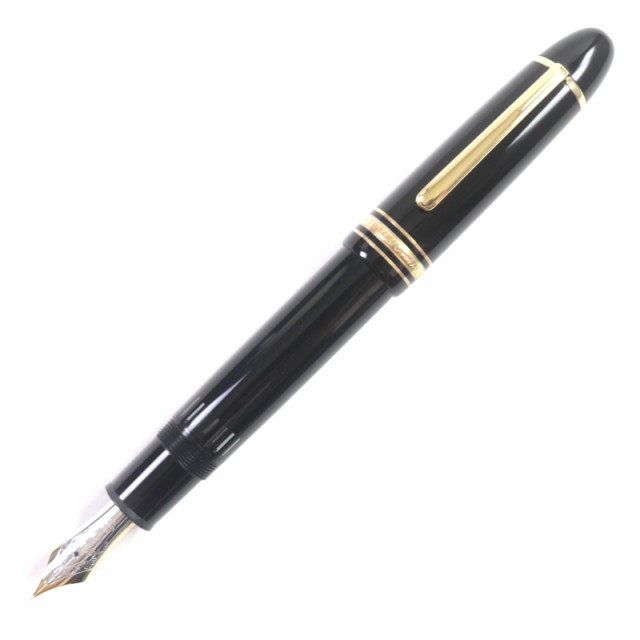 美品▼MONTBLANC モンブラン マイスターシュテュック No.149 ペン先K14 EFニブ ホワイトスター 万年筆 ブラック ゴールド ドイツ製