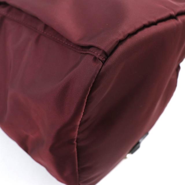 極美品△Felisi フェリージ 21/48/DS09 レザー使い 2WAY ナイロン ショルダーバッグ ボルドー イタリア製 レディース 軽量 オススメ◎