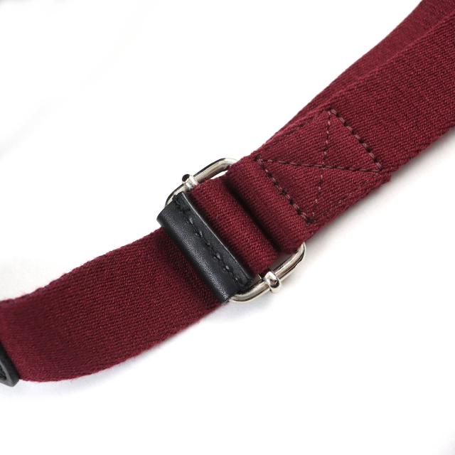 極美品△Felisi フェリージ 21/48/DS09 レザー使い 2WAY ナイロン ショルダーバッグ ボルドー イタリア製 レディース 軽量 オススメ◎