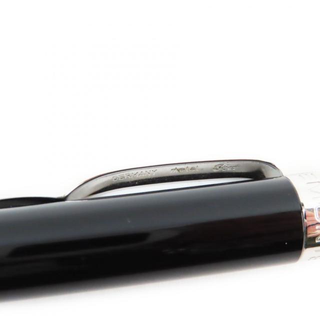 良品●MONTBLANC モンブラン スターウォーカー ホワイトスター ツイスト式 ボールペン ブラック シルバー ドイツ製 メンズ 筆記確認済み ボールペン