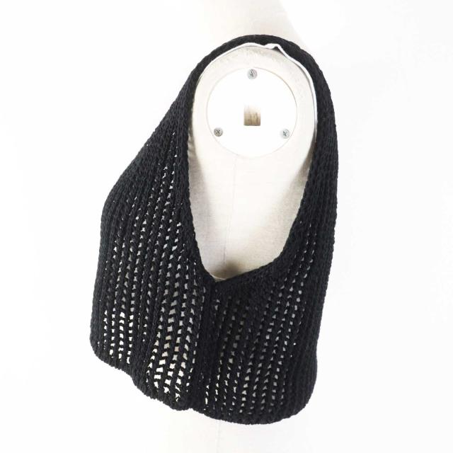極美品◎PRADA プラダ 23SS P29980 コットン トライアングルロゴ刺繍