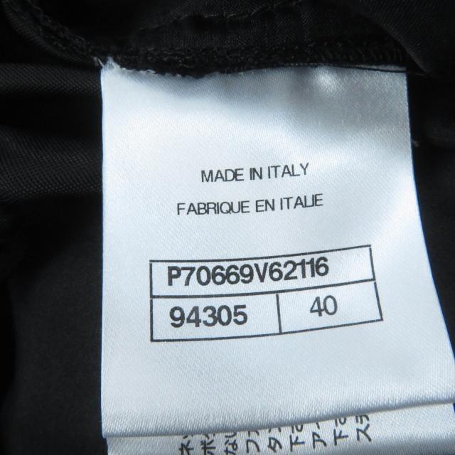 極美品☆CHANEL シャネル 21SS P70669 V62116 No5ボタン付 ギャザーデザイン ショートパンツ ブラック 40 イタリア製 正規品 レディースの通販は