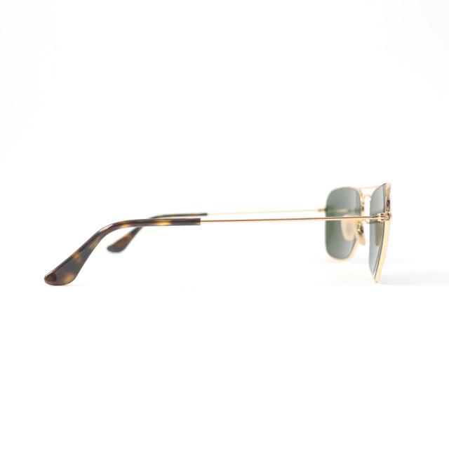 未使用品★Ray-Ban レイバン RB3136 CARAVAN ダブルブリッジ メタルフレーム サングラス ゴールド マーブル 55□15 伊製 レディースの通販は