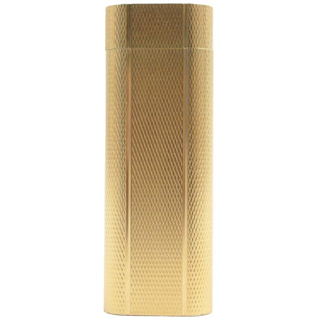 良品●Cartier カルティエ オーバル 総柄 ローラー式 喫煙グッズ ガスライター ゴールド メンズおすすめ◎ 着火確認済み