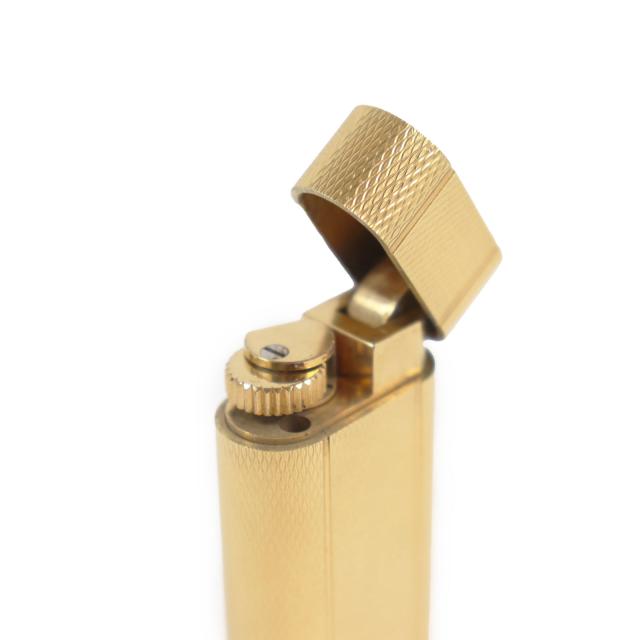 良品●Cartier カルティエ オーバル 総柄 ローラー式 喫煙グッズ ガスライター ゴールド メンズおすすめ◎ 着火確認済み