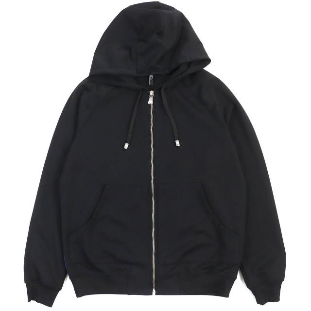 美品△VERSUS VERSACE ヴェルサス ヴェルサーチ ライオンモチーフ金具 ライオンバックプリント ジップアップ パーカー 黒 青 S メンズの通販は