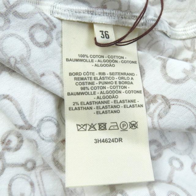 未使用品★HERMES エルメス 2023年製 3H4624DR Do Re Boucles ド・レ・ブックル コットン100％ クルーネック 半袖Ｔシャツ 36 正規品_5