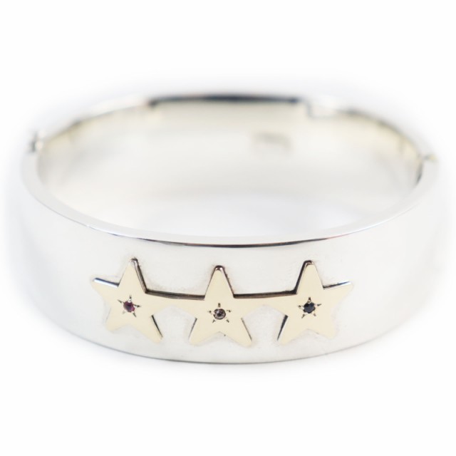 極美品●超希少 TIFFANY&Co. ティファニー 1940s VINTAGE(第二次世界大戦中) 3Star Bangle 3スターバングル ブレスレット 総重量36.5gの通販は