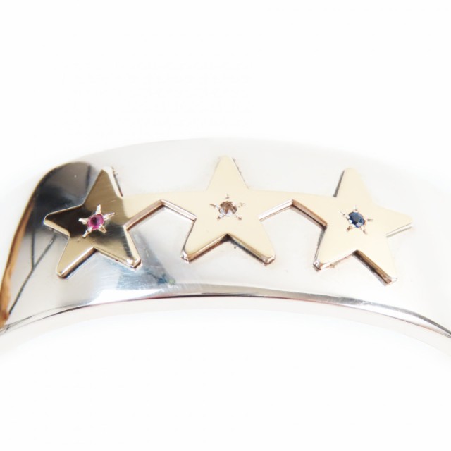 極美品●超希少 TIFFANY&Co. ティファニー 1940s VINTAGE(第二次世界大戦中) 3Star Bangle 3スターバングル ブレスレット 総重量36.5gの通販は