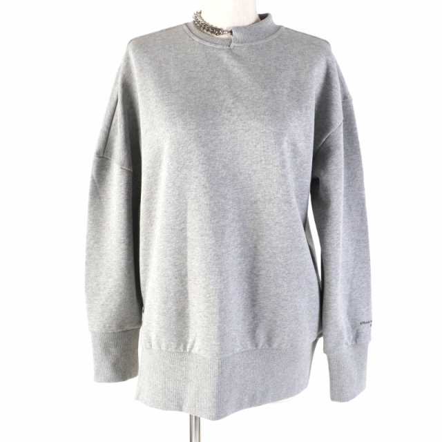 極美品☆Stella McCartney ステラマッカートニー 22年 6J0048 ネックチェーン アシンメトリー スウェットシャツ 34 正規品 レディース