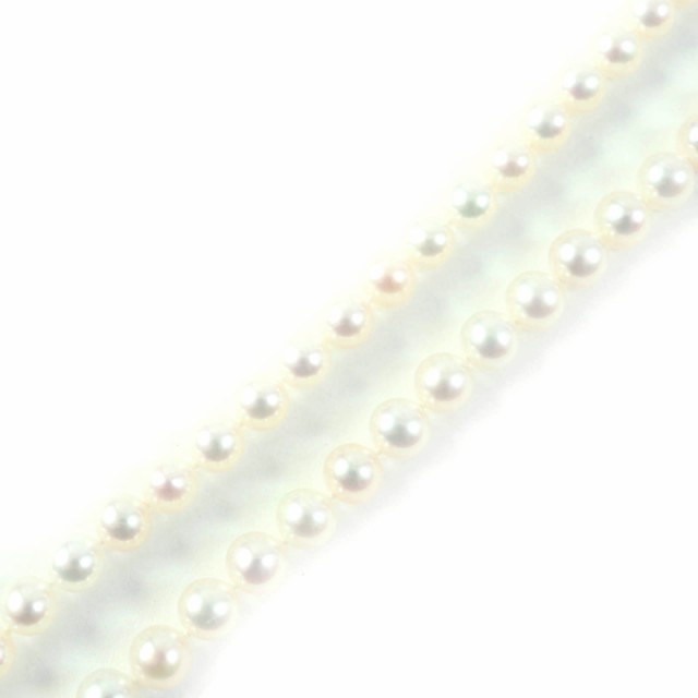 極美品★TIFFANY&Co. ティファニー ジーグフェルド コレクション パール ラップ ネックレス パール SV925 白 95インチ 箱・ケース付の通販は