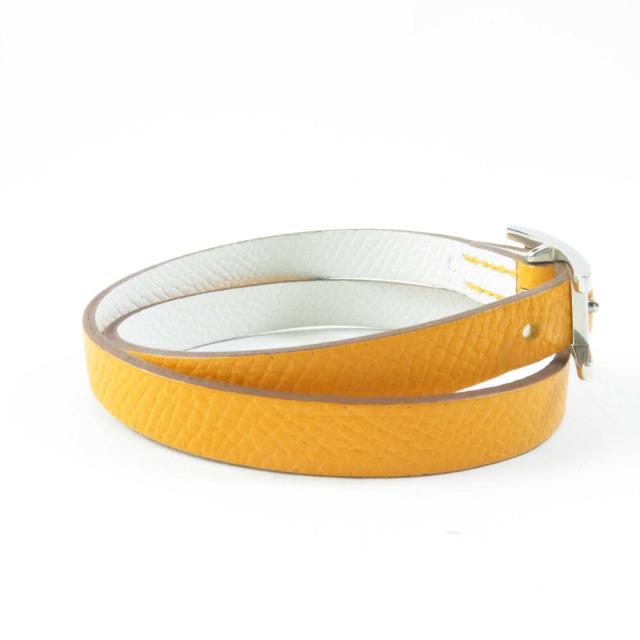 美品◎HERMES エルメス ビーアピドゥブルトゥール シルバー金具 2連  