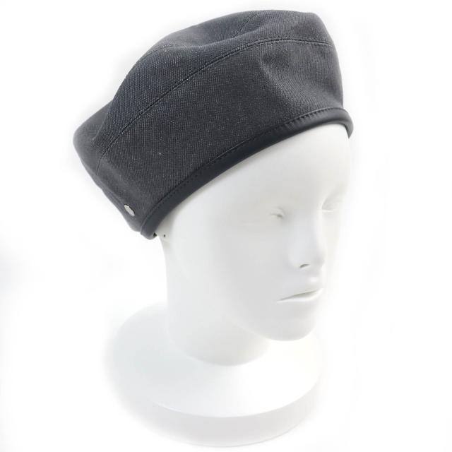 未使用品△HERMES エルメス サントノーレ コットン100％ シルバー金具