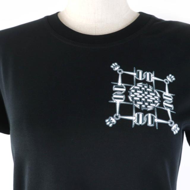 未使用品☆HERMES エルメス 2024SS 4H4642DA コットン100％ 半袖