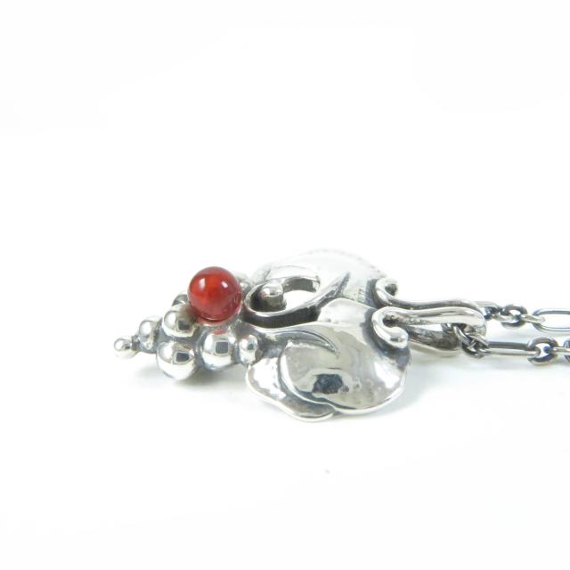 ジョージジェンセン イヤーネックレス 1996 カーネリアン SV925