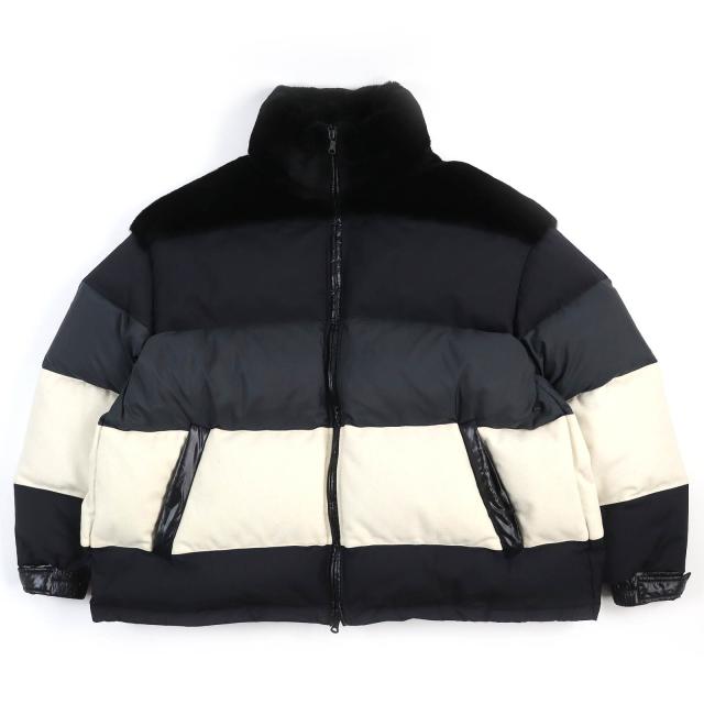 美品△VALENTINO ヴァレンティノ 20AW UV0CNB206TC RE-SEW エコファー 
