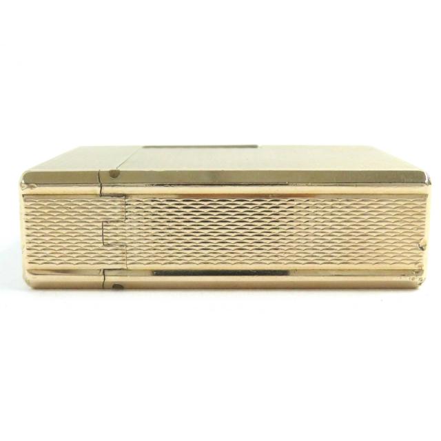 外装良品△Dupont デュポン ライン1 ロング 総柄 スクエア ローラー式 ガスライター 喫煙グッズ ライター ゴールド 仏製 メンズ 着火不可 外装良品△Dupont デュポン ライン1 ロング 総柄 スクエア ローラー式