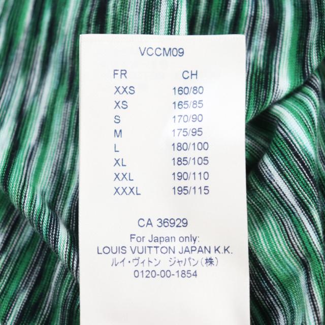極美品●LOUIS VUITTON ルイヴィトン 2019年製 HGY12W ビッグロゴ ギャラクシープリント ショートスリーブ 半袖Ｔシャツ S 正規品 メンズ_9