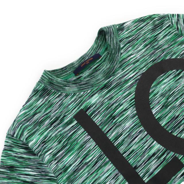 極美品●LOUIS VUITTON ルイヴィトン 2019年製 HGY12W ビッグロゴ ギャラクシープリント ショートスリーブ 半袖Ｔシャツ S 正規品 メンズ_1