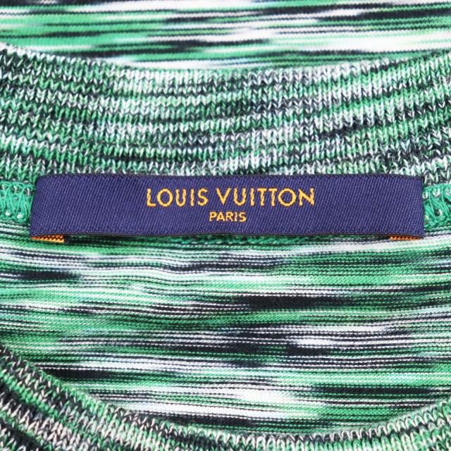 極美品●LOUIS VUITTON ルイヴィトン 2019年製 HGY12W ビッグロゴ ギャラクシープリント ショートスリーブ 半袖Ｔシャツ S 正規品 メンズ_5