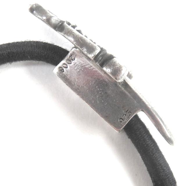 ＊正規美品＊CH クロムハーツ ヘアゴム ダガー チャーム シルバー 美品□CHROME HEARTS クロムハーツ ダガーモチーフ シルバー金具