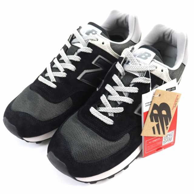 未使用品△NEW BALANCE ニューバランス OU576PBK スウェードレザー使い ローカットスニーカー ブラック 27.0cm 箱付き UK製 メンズの通販は