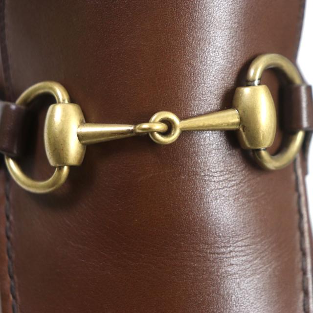 未使用品▽GUCCI グッチ 406994 ヨルダーン レザー ホースビット