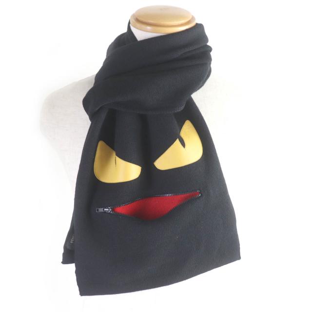 FENDI フェンディ　バグズモンスターマフラー　男女兼用 FENDI フェンディ バグズモンスターマフラー 男女兼用
