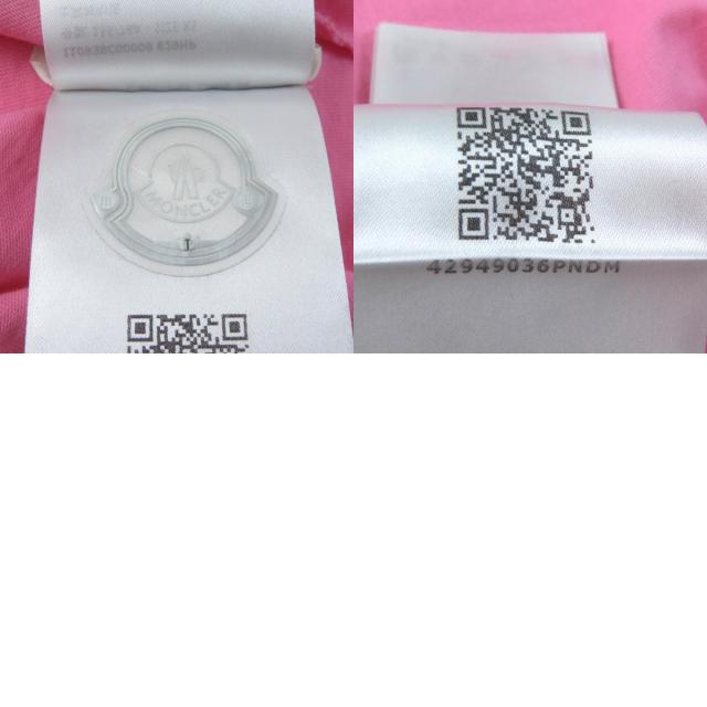 極美品☆MONCLER モンクレール 22SS コットン100％ ロゴワッペン付
