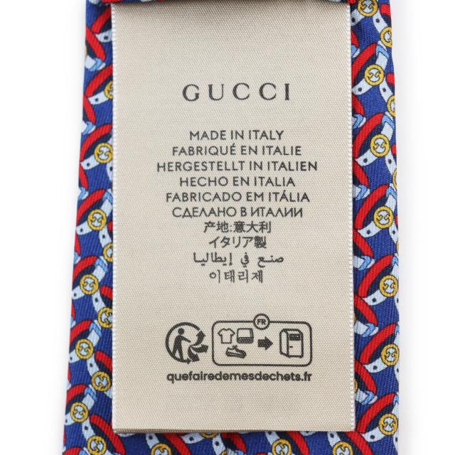 未使用品○GUCCI グッチ 2023年製 750484 シルク100% インター