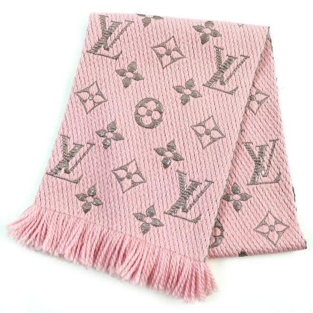 美品△LOUIS VUITTON ルイヴィトン M70466 エシャルプ ロゴマニア 