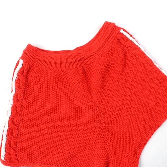 未使用品★GUCCI グッチ adidas アディダス 22AW 693835 リネン コットン混 トレフォイル刺繍入り ニット ショートパンツ M　正規品_3