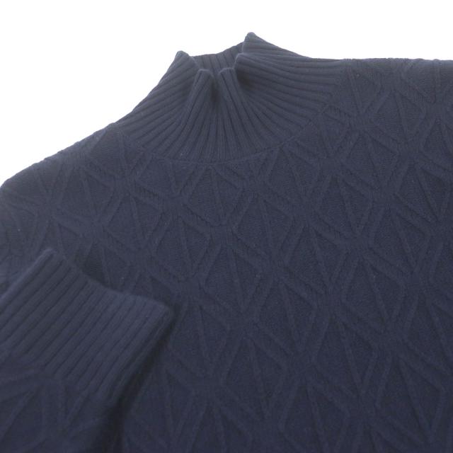 美品□DIOR ディオール オム 20AW 013M607AT074 ウール カシミヤ CDダイヤモンド アーガイル ハイネック 長袖ニット セーター XS 正規品_1