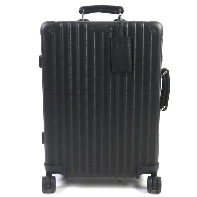 極美品▼RIMOWA リモワ FENDI フェンディ 9729002390 CLASSIC CABIN S クラシック キャビン S ズッカ柄 キャリー スーツケース ブラックの通販は