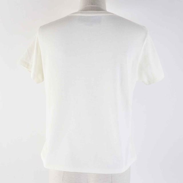 極美品◎GUCCI グッチ Disney ディズニー 644674 コットン ドナルドダック ポケット付き 半袖Ｔシャツ アイボリー ブラック XS 正規品_3