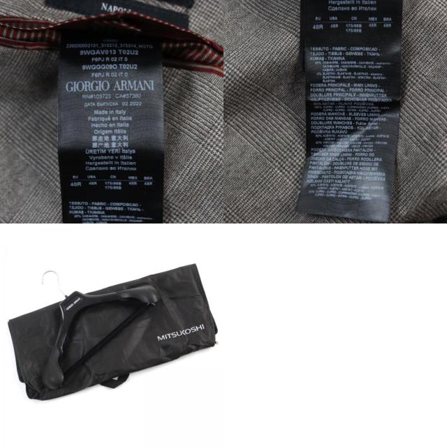 美品○GIORGIO ARMANI ジョルジオアルマーニ 2022年製 カシミヤ96