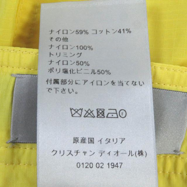 極美品□DIOR ディオール オム 22SS 293C179A4717 バックル付き バミューダパンツ ショートパンツ イエロー 46 イタリア製 正規品 メンズ_7