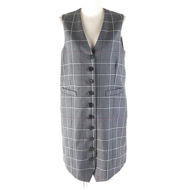 トムブラウン ウール ベスト ジレ トリコロール THOM BROWNE