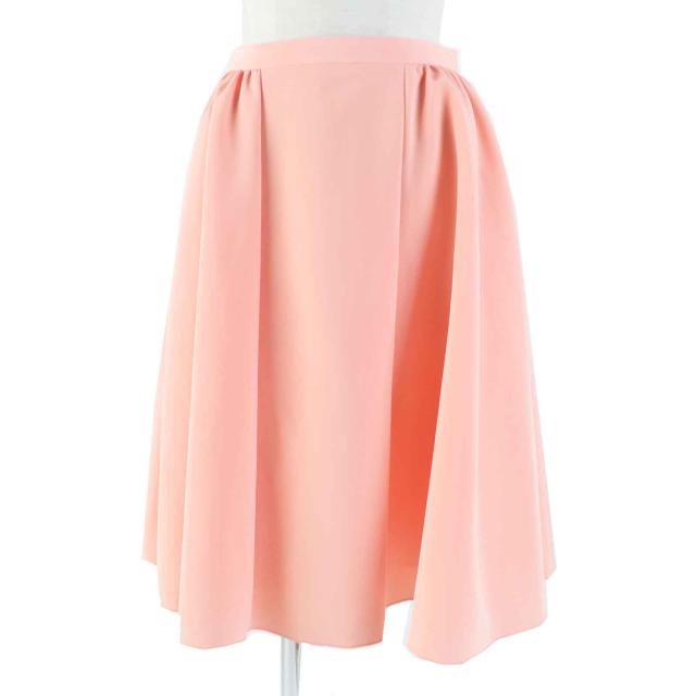 美品◎FOXEY NEW YORK フォクシー ニューヨーク 2021年製 41670 CIRCULAR BLOSSOM スカート サーモンピンク 38 日本製 正規品 
